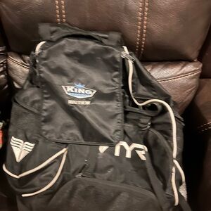 TYR Black and White Backpack